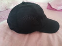 春夏季帽子男女户外休闲速干帽男士棒球帽夏天网眼透气鸭舌帽中年 光版-深蓝 可调节（56-60cm） 实拍图