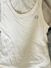 蕉内棉棉301H情侣款背心男女士100%纯棉无侧缝宽松圆领居家睡衣夏季 【窄肩】暖白 M 实拍图