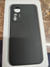 毕亚兹适用小米红米k50至尊版手机壳 RedmiK50Ultra冠军版保护套 全包防摔轻薄液态硅胶磨砂软壳JK208黑 实拍图