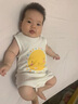 柠檬爬爬0-3-6月新生婴儿衣服宝宝三角纯棉薄款背心包屁衣可爱爬服夏款 太阳 59cm 实拍图