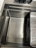 悍高（HIGOLD）厨房304不锈钢手工纳米水槽双阶梯水槽套餐洗碗池洗菜盆水槽套装 窄边68*43-裸槽 实拍图