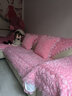 西子纱沙发垫四季通用防滑高档提花沙发坐垫毛绒沙发套罩可机洗2025新款 粉色 90*90CM一条 实拍图
