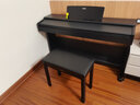 雅马哈（YAMAHA）电钢琴YDP105专业成年儿童初学者立式家用88键重锤钢琴电子钢琴 YDP-105B黑色+原装琴凳+全套配件 实拍图
