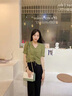 CUADEN KLLIATM轻奢包包女包一鹿有你斜挎包单肩包生日七夕情人节礼物送女友老婆 【白绿色】礼盒装 2025高级感女生包实用走心送老婆妈妈长辈 实拍图