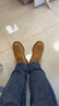添柏岚（Timberland）官方踢不烂男鞋新大黄靴户外防污防泼水|A27TP A27TPW/小麦色 TB0 仅批次不同 41.5 鞋内长：26cm 实拍图