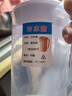 塑料冷水壶超大容量家用耐高温泡茶壶开水杯果汁防爆带刻度凉水壶 半透明2000ml1个 实拍图
