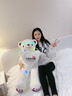 立曼毛绒玩具熊玩偶超大公仔会发光蓝牙娃娃生日礼物女生送女友抱着睡 粉发光蓝牙音乐生日快乐 80厘米彩袋装 实拍图