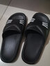 惠夫人拖鞋男夏季外穿大码防滑耐磨时尚潮流浴室洗澡居家休闲透气拖鞋 【升级款】黑色 42-43 (适合平常穿41/42码) 实拍图