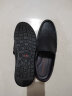 红蜻蜓休闲鞋男春夏季透气软底商务一脚蹬男士休闲鞋皮鞋 WTA7423黑色40 实拍图