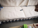 菲梵阁 沙发垫套装防滑布艺定制实木组合皮沙发套罩巾全包四季通用坐垫 梦娜斯-米白 扶手40×90+20cm三面花边一片 实拍图