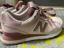 NEW BALANCE 官方休闲鞋女鞋简约经典潮流舒适复古拼接运动鞋515系列 贝桃粉 WL515CSC 35 （脚长22cm) 实拍图