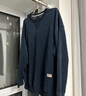马登工装雪尼尔圆领卫衣男美式复古宽松休闲上衣男士长袖T恤秋季衣服 深藏青 S 实拍图