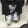 gxmy中帮板鞋休闲气垫篮球运动鞋街拍情侣鞋港风原宿防滑增高跑步鞋子 9005元祖灰 40 标准码数 实拍图
