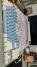 达尔优（dareu）EK815机械合金版机械键盘 有线电竞游戏键盘 87键多键无冲 笔记本电脑键盘 白蓝青轴 实拍图