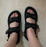 回力（Warrior）回力凉鞋女款新款夏季小香风平底沙滩拖鞋运动休闲女鞋夏天 黑色 37 实拍图