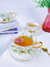 弥生时代「漫游仙境」咖啡杯礼盒欧式小精致下午茶茶具套装 2玉兰x2百合 实拍图