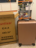 梵地亚行李箱男大容量24英寸万向轮拉杆箱旅行箱包女密码箱皮箱子玫瑰金 实拍图