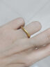 周生生母亲节礼物  足金指玩系列素圈黄金戒指对戒男女款 92293R定价 11圈 实拍图