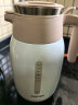 苏泊尔（SUPOR） 真空保温壶304不锈钢家用热水瓶欧式大容量暖壶 晨曦白 2L 晒单实拍图