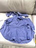 361°泳衣女连体保守遮肚裙式游泳衣性感新款时尚显瘦大码温泉泳衣外穿 藏青色 M（建议体重40kg-48kg） 实拍图