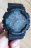 卡西欧（CASIO）男表G-SHOCK运动手表学生多功能电子表双显防水防震大表盘石英表 炫酷蓝黑GA-100-1A2 实拍图