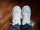 乐途（LOTTO）男鞋旅游鞋运动休闲鞋男士时尚老爹鞋男复古百搭轻便增高跑鞋男 米白/藏青8802 41 /255 实拍图