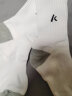 川崎KAWASAKI专业羽毛球袜跑步运动袜透气包裹减震男款加厚毛巾底中袜3双装KW-R142D 黑/白/灰 实拍图