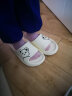 百慕倾臣 拖鞋女踩屎感夏室内家居家用情侣防滑静音厚底洗澡浴室 凉拖鞋男 XX熊【白色】 42-43 正码（内长270MM） 实拍图