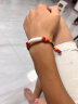 宝宝惊吓手链婴儿防护惊身符儿童本命年红绳朱砂桃木黑狗牙五彩绳 生肖【鸡】 实拍图