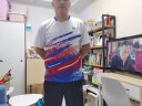 YONEX 林丹同款尤尼克斯yy羽毛球服短袖速干透气比赛服运动服T恤 110200男款 白色 XL 实拍图