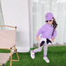mlgt kids童装女童套装秋装女宝宝韩版卫衣春秋款儿童两件套小童衣服 紫色 100cm 晒单实拍图