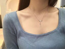Grace Girl樱花项链女生银项链小众设计高级感走心首饰520情人节礼物送女友 樱花项链-本地仓 实拍图