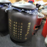 正扬紫砂茶叶罐普洱储茶罐醒茶罐密封罐储物罐茶叶缸陶瓷大号 紫砂茶叶罐(吉祥罐)500G-多心经 实拍图