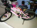 飞鸽（PIGEON）儿童自行车中大孩男女款6-15岁碟刹减震变速脚踏车学生车22寸粉色 实拍图