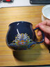 午间 招财猫陶瓷办公杯茶水分离茶杯带盖过滤家用泡茶杯水杯杯子礼品 珐琅办公杯礼盒【带勺子+杯垫】 实拍图