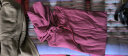 匹戏 340g重磅拉链连帽卫衣开衫纯色外套男长袖团建定制工作服DIY印花 葡萄红 XL 晒单实拍图