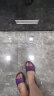 制三 中国台湾进口拖鞋男女情侣家居室内静音防滑防臭无味简约时尚EVA 木槿紫 L(全长约26.5cm/建议38-40码穿) 晒单实拍图