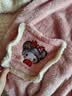 浪莎珊瑚绒睡衣女秋冬季加绒加厚睡袍长款法兰绒家居服套装 浅青色 L 实拍图