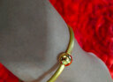 周生生 圆棍磨砂素圈黄金手镯 足金金镯子女款 90343K 计价 07圈 - 11.67克(含工费400元) 实拍图