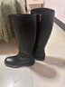 百丽（Belle）周雨彤同款月光骑士靴女冬季商场款显瘦长靴3EL73DG4 【周雨彤同款】柔雾黑（哑光面） 38 (240mm) 实拍图