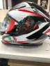 AGV K5S摩托车双镜片头盔机车跑盔男女骑行全盔四季通用安全帽3C PLASMA WHITE BLACK/RED XL（适合60-63头围） 实拍图