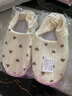悦萌秋冬孕产妇产后坐月子棉拖鞋可踩跟包跟两穿孕妇软底室内家居棉鞋 爱心款-米色 36-37 实拍图