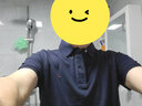 TOMMYBULL美国TOMMY汤米夏季纯棉男士短袖POLO衫男装纯色翻领半袖珠地棉 藏青纯色领 M(125-145斤) 实拍图