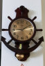 康巴丝（Compas） 钟表摇摆挂钟欧式石英钟挂表客厅餐厅地中海船舵静音摇摆钟 9999红木色 实拍图