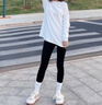 品彩（PinCai）长袖T恤女经典宽松打底衫女设计感小众洋气上衣内搭 P12KE1855 实拍图