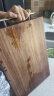 双枪黑金檀木整木切菜板加厚加大砧板实木家用案板面板菜墩 实拍图