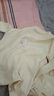 戴维贝拉（DAVE＆BELLA）小童睡衣两件套女宝宝家居服秋装新款秋衣秋裤童装女童内衣套装 奶黄色【现货】 110 cm（建议身高100-110cm） 实拍图