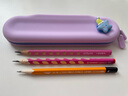 猫太子（MAOTAIZI） 高颜值液态硅胶笔袋小学生儿童女铅笔盒学习文具盒简约时尚抗压耐摔轻盈防水 百变液态硅胶笔袋  香芋紫 实拍图