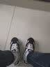 斯凯奇（Skechers）男鞋经典情侣熊猫鞋男子休闲运动鞋厚底缓震老爹鞋 52675/BKW 41.5 实拍图