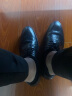 犀牛（VOLO）男鞋正装皮鞋男士商务德比鞋西装皮鞋 黑色 379215041D 41 晒单实拍图